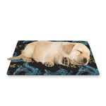 Chinese Dragon And Flower Pattern Print Pet Cooling Mat Cover