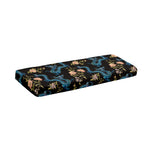 Chinese Dragon And Flower Pattern Print Piano Keyboard Cover