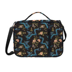 Chinese Dragon And Flower Pattern Print Shoulder Strap Bible Bag