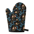 Chinese Dragon And Flower Pattern Print Single Oven Mitt
