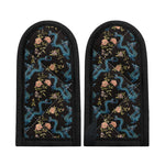 Chinese Dragon And Flower Pattern Print Skillet Handle Cover