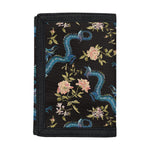 Chinese Dragon And Flower Pattern Print Trifold Wallet