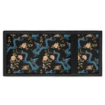 Chinese Dragon And Flower Pattern Print Trifold Wallet