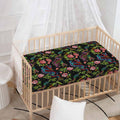 Chinese Dragon Flower Pattern Print Baby Crib Sheet