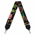 Chinese Dragon Flower Pattern Print Bag Strap