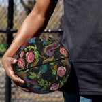 Chinese Dragon Flower Pattern Print Basketball
