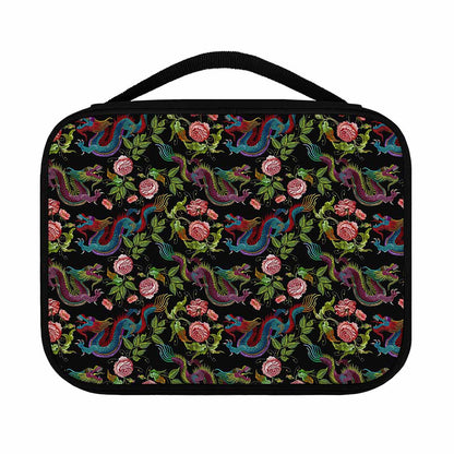 Chinese Dragon Flower Pattern Print Classic Bible Case