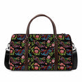 Chinese Dragon Flower Pattern Print Duffel Bag