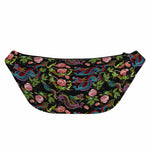 Chinese Dragon Flower Pattern Print Fanny Pack