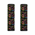 Chinese Dragon Flower Pattern Print Handle Covers