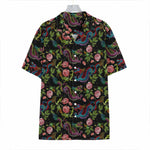 Chinese Dragon Flower Pattern Print Hawaiian Shirt