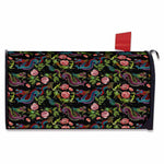 Chinese Dragon Flower Pattern Print Mailbox Cover