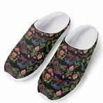 Chinese Dragon Flower Pattern Print Mesh Casual Shoes