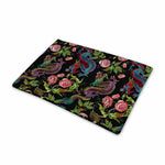 Chinese Dragon Flower Pattern Print Pet Cooling Mat Cover
