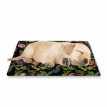 Chinese Dragon Flower Pattern Print Pet Cooling Mat Cover