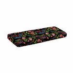 Chinese Dragon Flower Pattern Print Piano Keyboard Cover
