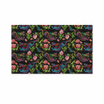 Chinese Dragon Flower Pattern Print Polyester Flag