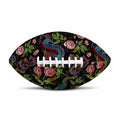 Chinese Dragon Flower Pattern Print Rugby Ball