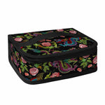 Chinese Dragon Flower Pattern Print Small Lunch Bag