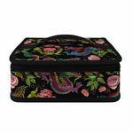Chinese Dragon Flower Pattern Print Small Lunch Bag