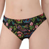 Chinese Dragon Flower Pattern Print Women's Panties