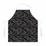 Chinese Dragon Pattern Print Adjustable Apron