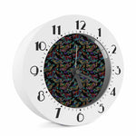 Chinese Dragon Pattern Print Alarm Clock