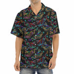 Chinese Dragon Pattern Print Aloha Shirt