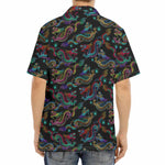 Chinese Dragon Pattern Print Aloha Shirt