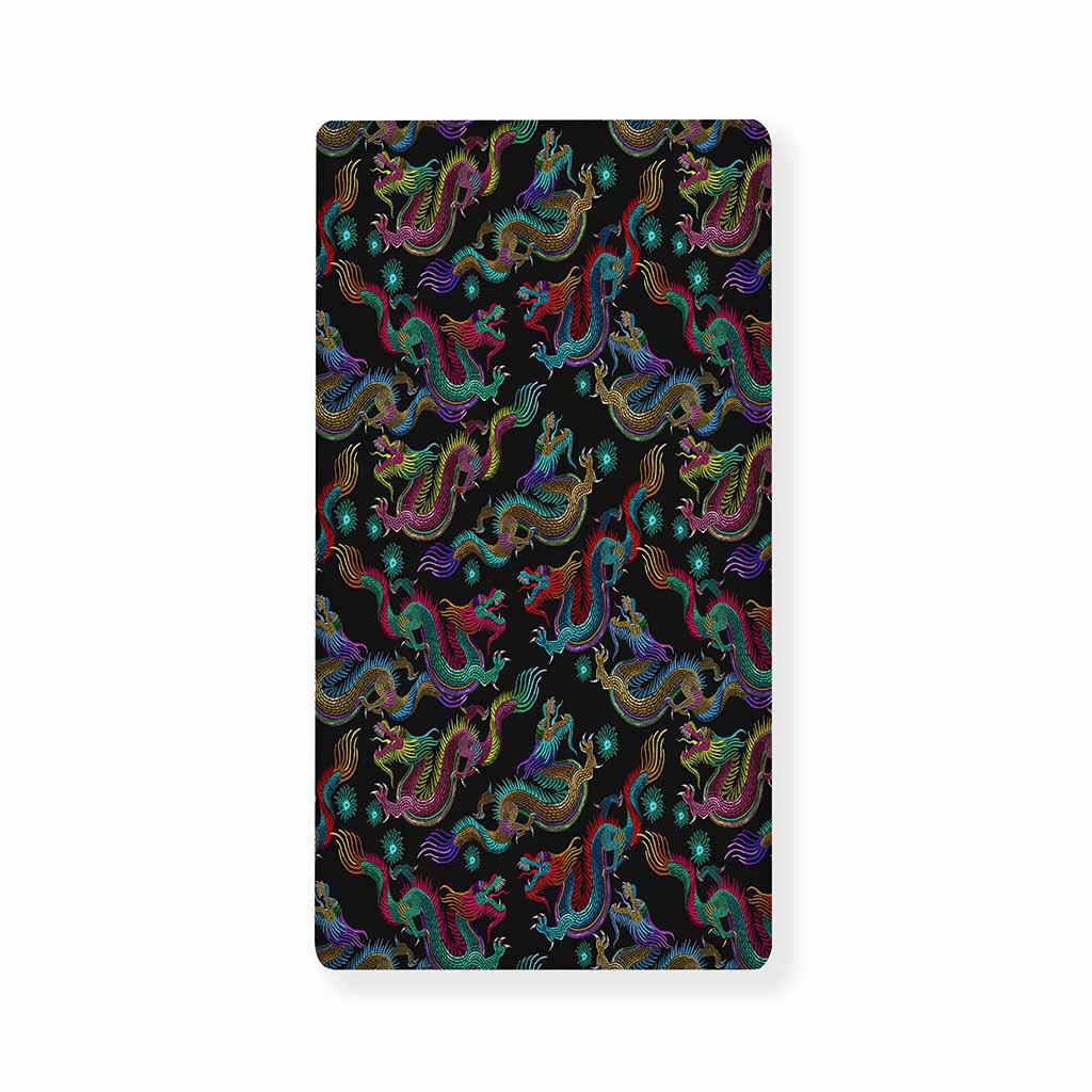 Chinese Dragon Pattern Print Baby Crib Sheet