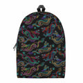 Chinese Dragon Pattern Print School Backpack