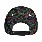 Chinese Dragon Pattern Print Baseball Cap