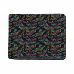 Chinese Dragon Pattern Print Bifold Wallet