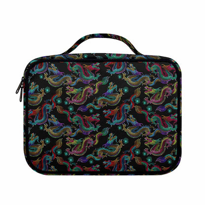 Chinese Dragon Pattern Print Briefcase Bible Bag