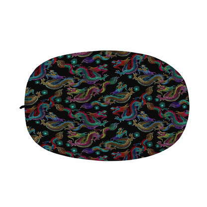Chinese Dragon Pattern Print Car Side Mirror Covers