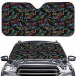 Chinese Dragon Pattern Print Car Windshield Sun Shade