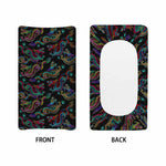 Chinese Dragon Pattern Print Changing Pad Cover