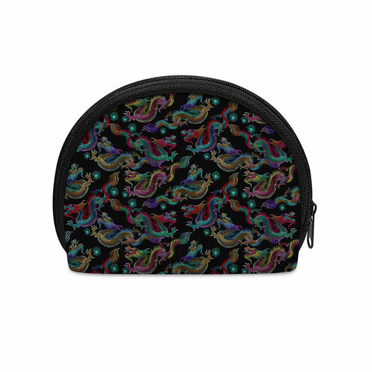 Chinese Dragon Pattern Print Coin Purse