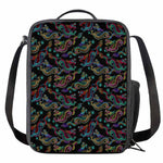 Chinese Dragon Pattern Print Crossbody Lunch Bag