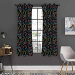 Chinese Dragon Pattern Print Curtain