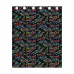 Chinese Dragon Pattern Print Curtain