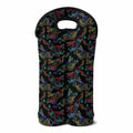 Chinese Dragon Pattern Print Double Neoprene Wine Tote