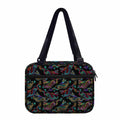 Chinese Dragon Pattern Print Double Strap Bible Bag