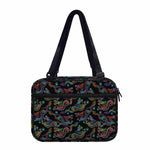 Chinese Dragon Pattern Print Double Strap Bible Bag