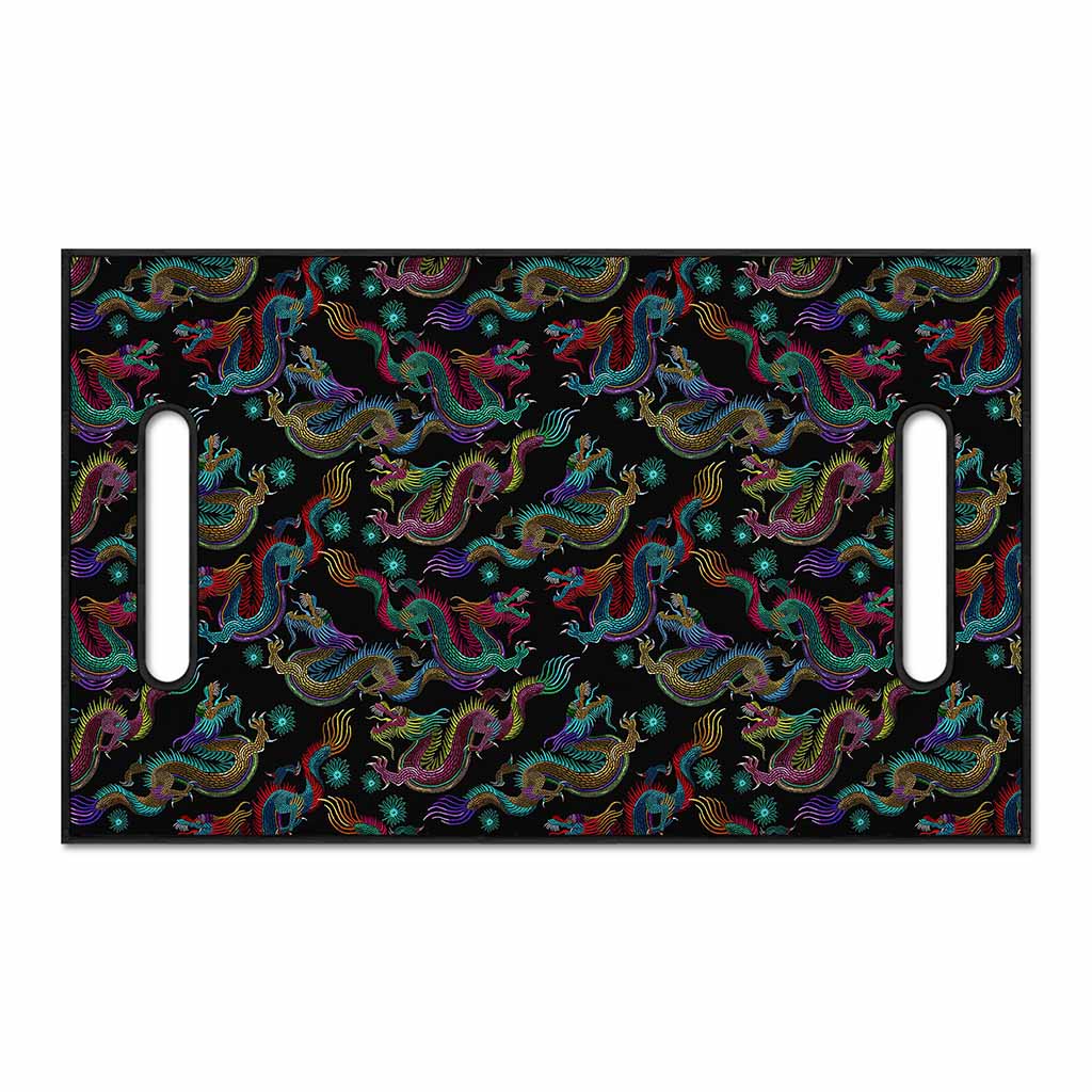 Chinese Dragon Pattern Print Golf Cart Seat Cover