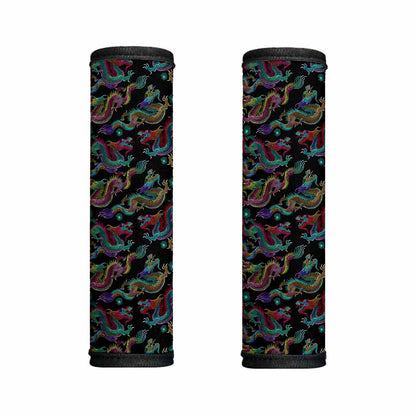 Chinese Dragon Pattern Print Handle Covers