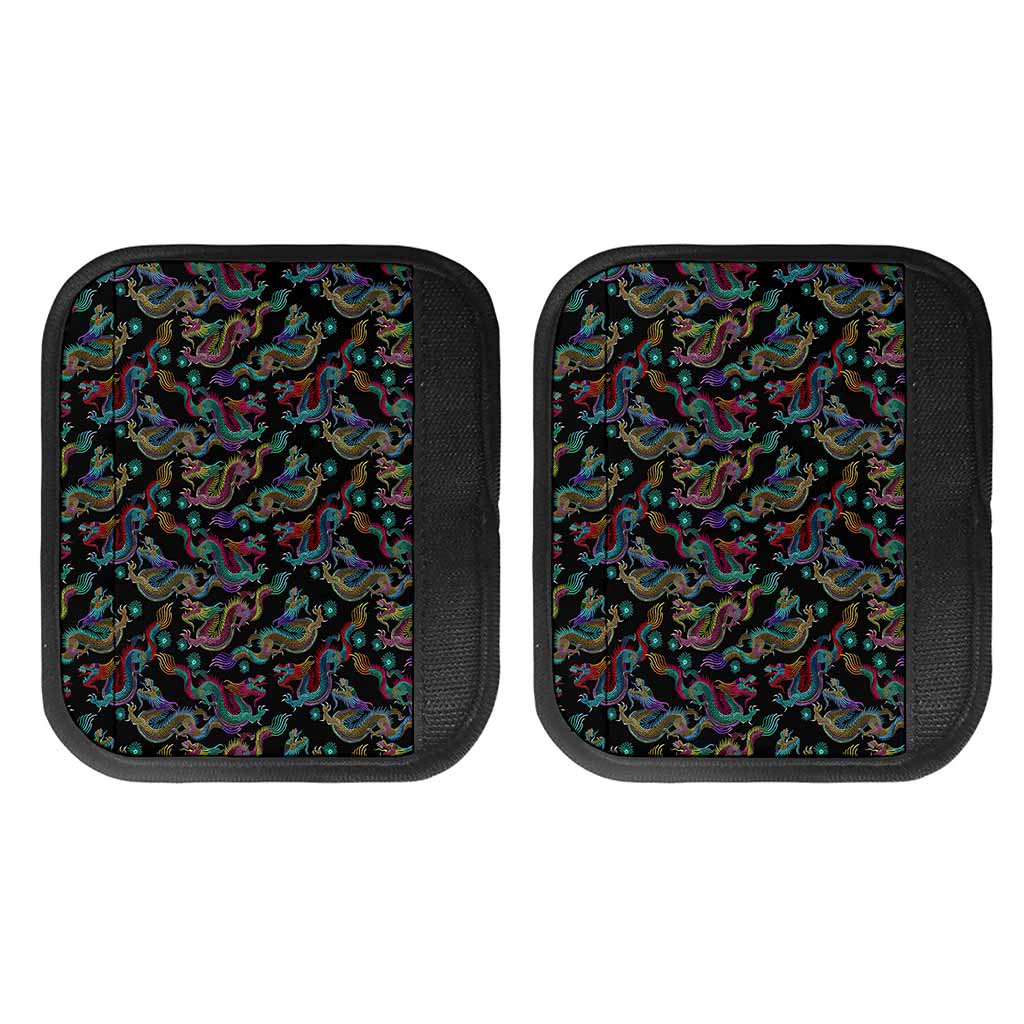 Chinese Dragon Pattern Print Handle Covers