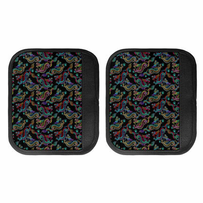 Chinese Dragon Pattern Print Handle Covers