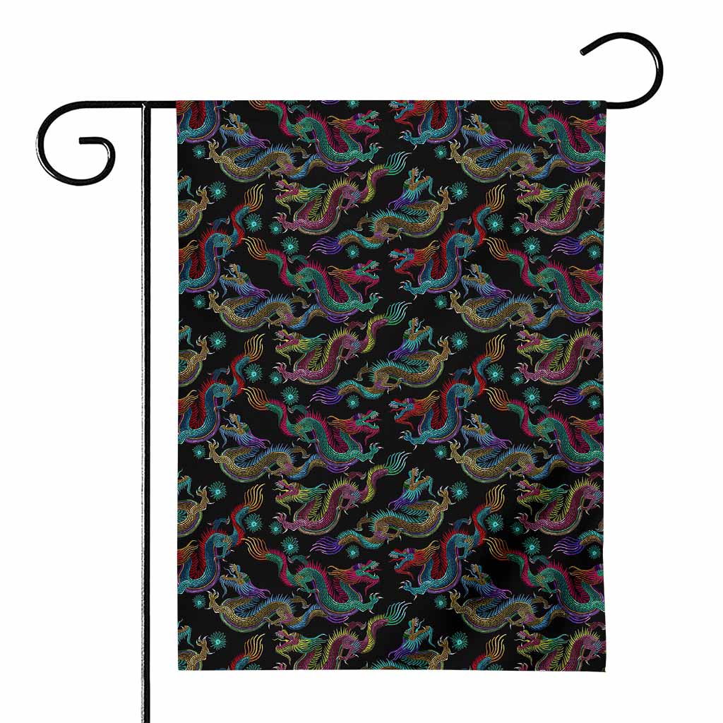 Chinese Dragon Pattern Print House Flag