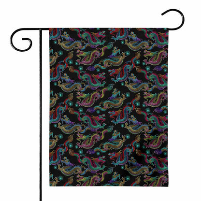 Chinese Dragon Pattern Print House Flag